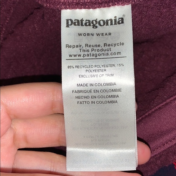 NWT Patagonia Diamond Capra Fleece Pullover Hoodie - Picture 15 of 15